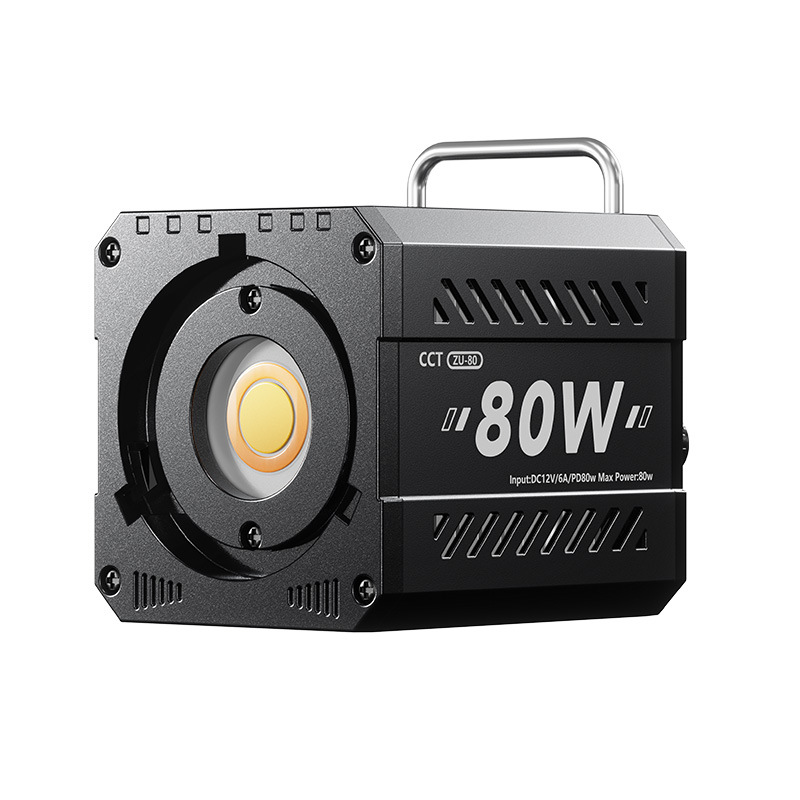 Photography Lighting Lamp - ไฟถ่ายภาพแบบพกพา ZU80 COB กำลังสูง ปรับอุณหภูมิสีได้ 2500-6500K