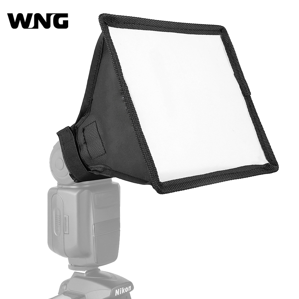 Photography Lighting Flash - 15x17 ซม.Softbox Reflector แฟลช Diffuser พับได้