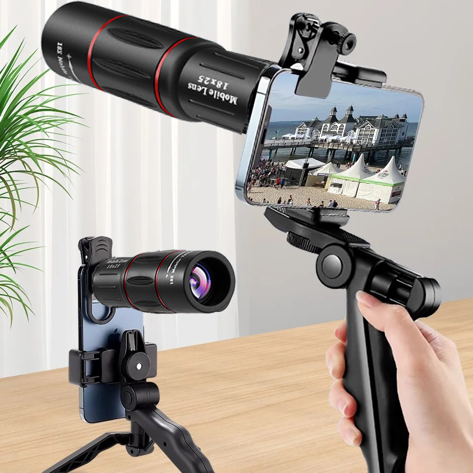 Photography Lighting Definition - 18x25 กลางแจ้งแบบพกพาความละเอียดสูงฟิล์มสีเขียวกล้องโทรทรรศน์เดียว,ขอบเขต HD Low Light เดินป่าคอนเสิร์ตกล้องโทรทรรศน์ถ่ายภาพ