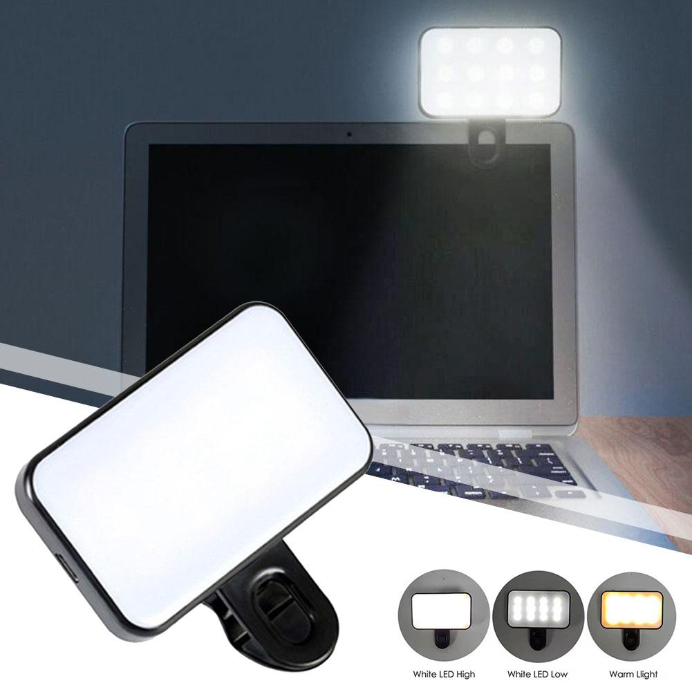 Photography Lighting Flash - ไฟเซลฟี่ LED พกพาสำหรับ iPhone iPad โทรศัพท์มือถือ