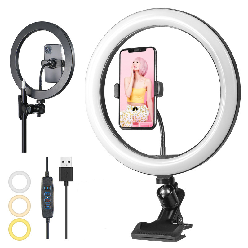 Photography Lighting Lamp - หรี่แสงได้ LED Ring Light Profissional 26