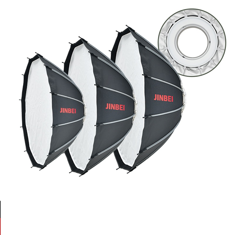 Photography Of Lighting - ชุดไฟสตูดิโอ JINBEI 65 แบบพับเก็บได้รวดเร็ว พร้อมขาตั้ง Bowens