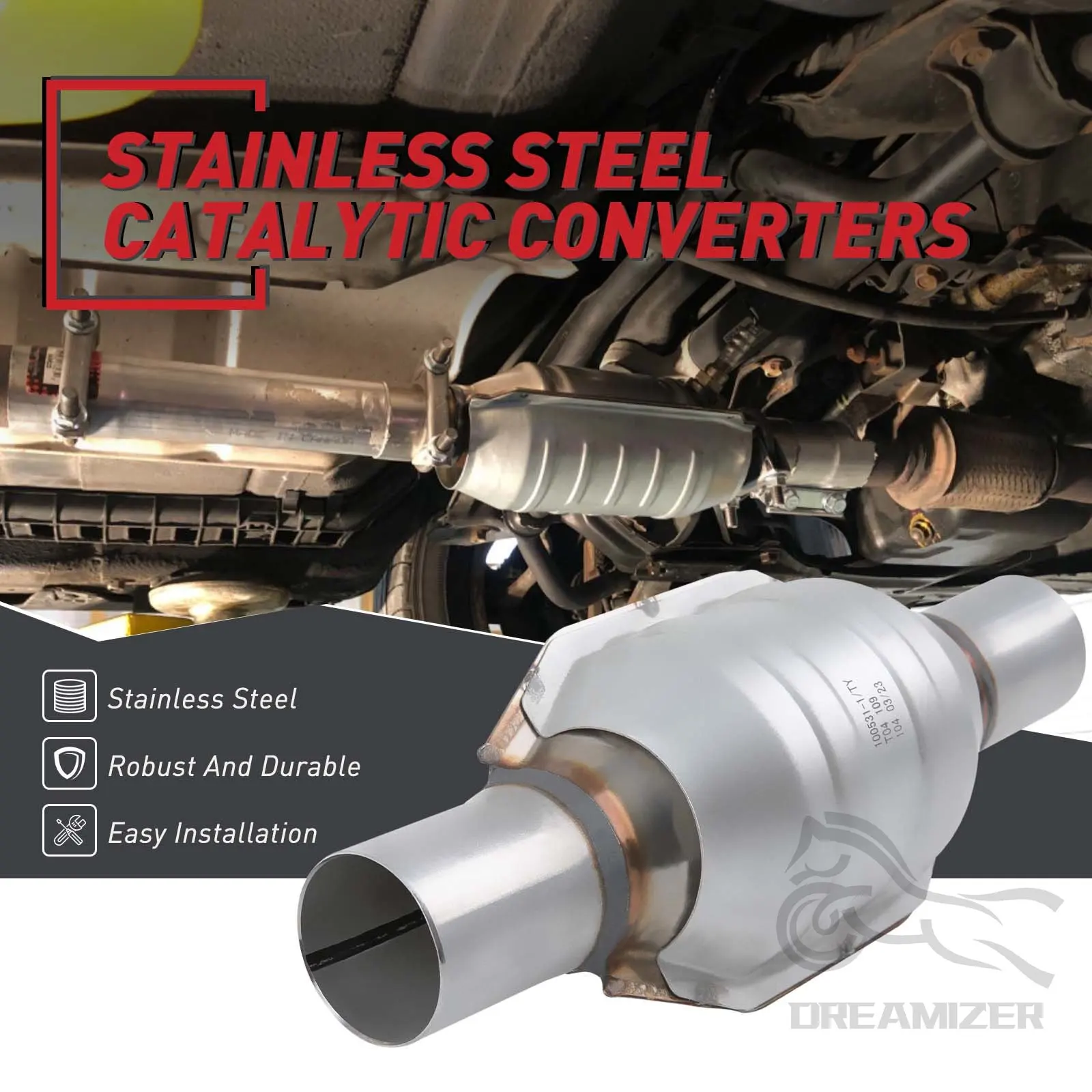 Honeycomb Grid Filter - 3-Way Catalytic Converter โลหะ Core กรองไอเสียรังผึ้ง
