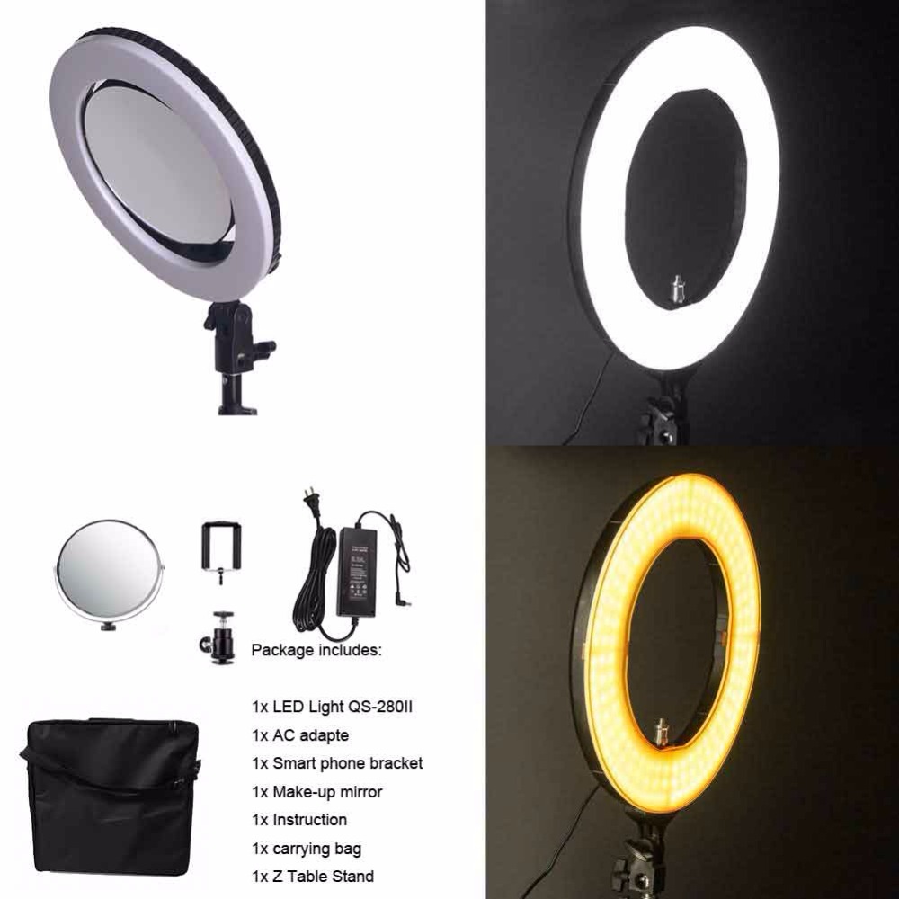 Photography Lighting Learning - ไฟวงแหวน LED สองสี 10 นิ้ว รุ่น