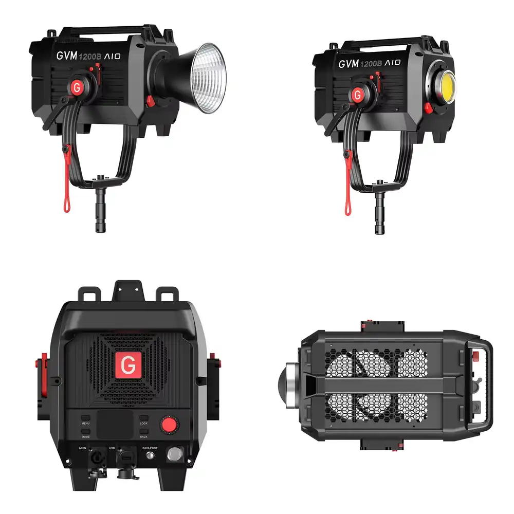 Photography Of Lighting - ไฟสปอตไลท์วิดีโอ GVM SD1200B AIO 1200W สำหรับการถ่ายภาพ