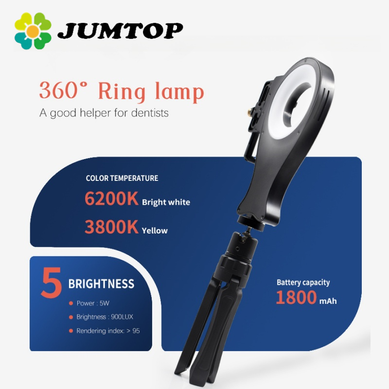 Photography Lighting Lamp - ไฟถ่ายภาพทางทันตกรรมแบบพกพา JUMTOP 64W ความสว่างสูง