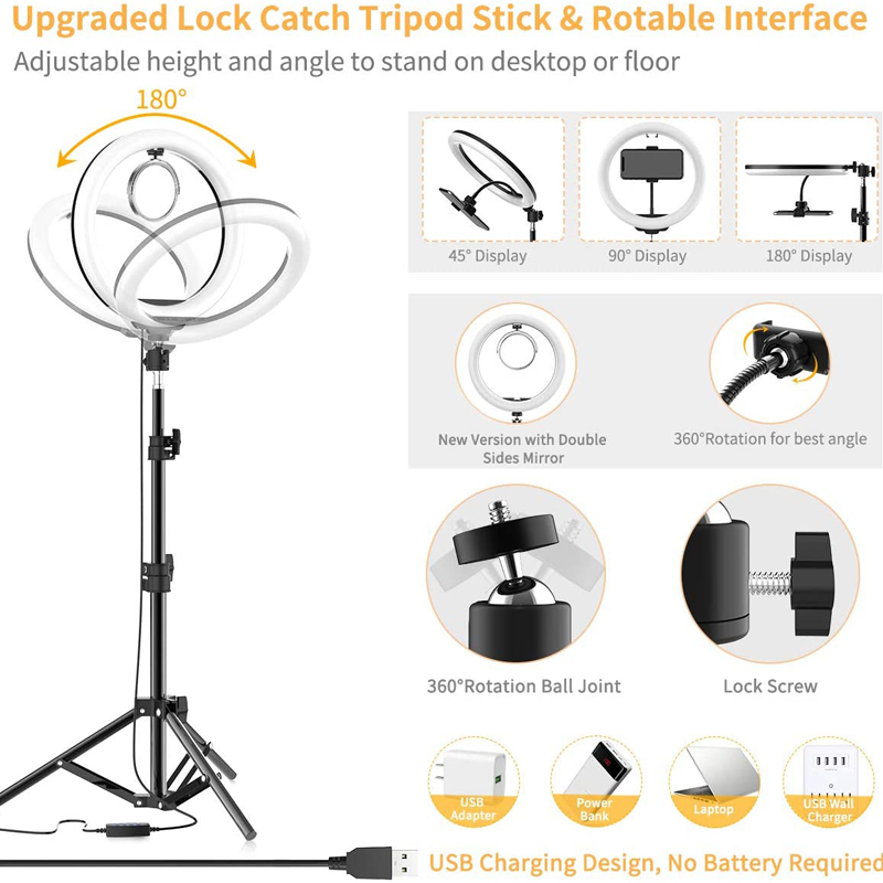 ไฟวงแหวนเซลฟี่ขนาด 16/26/33 ซม - Photography Lighting Tent บทวิจารณ์และราคา