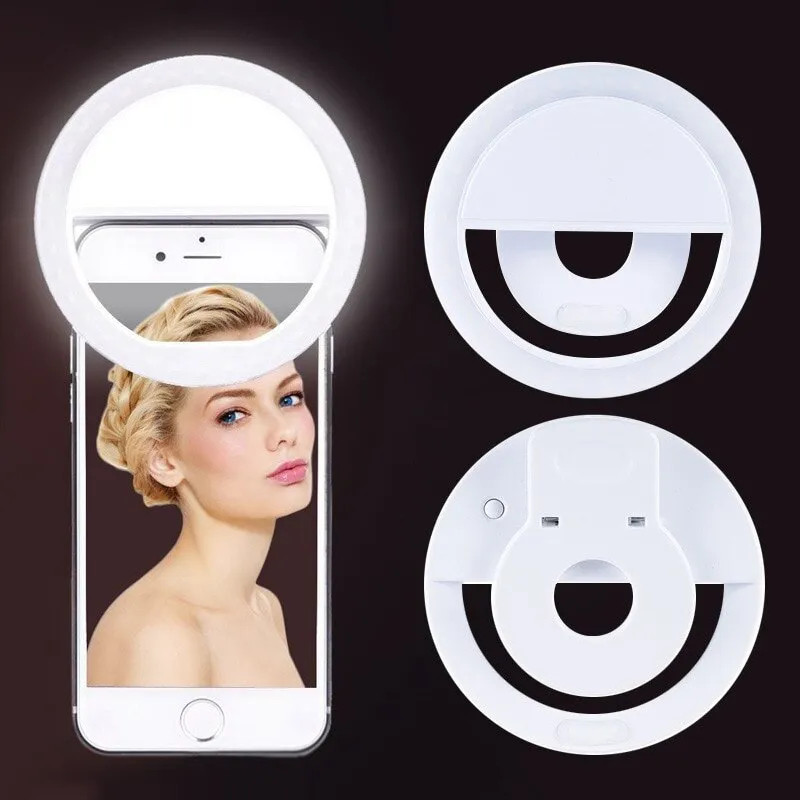 ไฟวงแหวน LED แบบชาร์จไฟได้พร้อ - Photography Lighting Lamp บทวิจารณ์และราคา