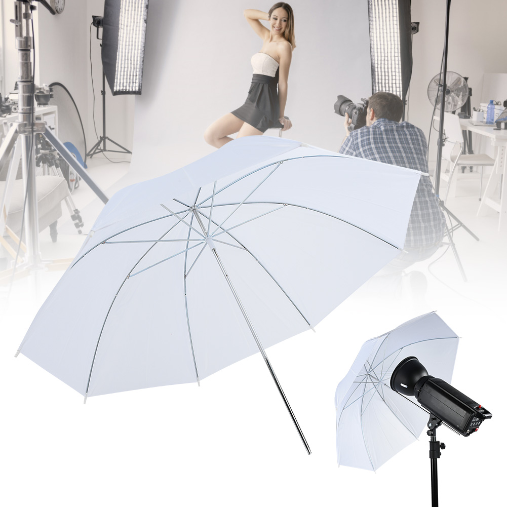 ร่มโปร่งแสงสีขาวขนาด 33 นิ้ว ส - Photography Lighting Flash บทวิจารณ์และราคา