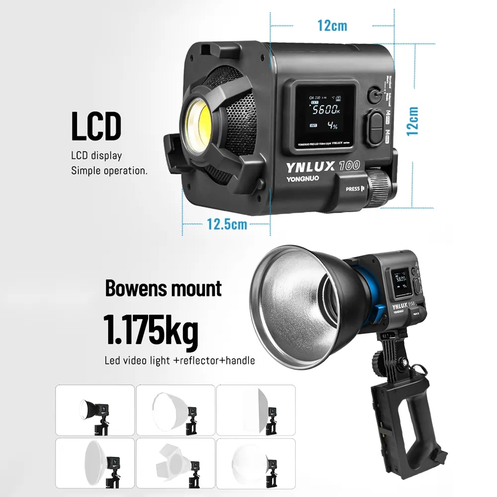 ไฟวิดีโอ LED แบบพกพา YONGNUO Y - Photography Of Lighting บทวิจารณ์และราคา