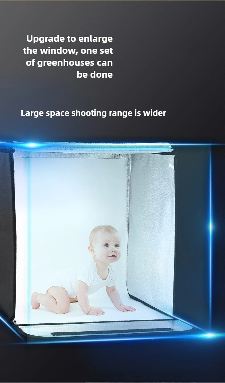 40 ซม.การถ่ายภาพ LED สตูดิโอไล - Photography Lighting Tent บทวิจารณ์และราคา