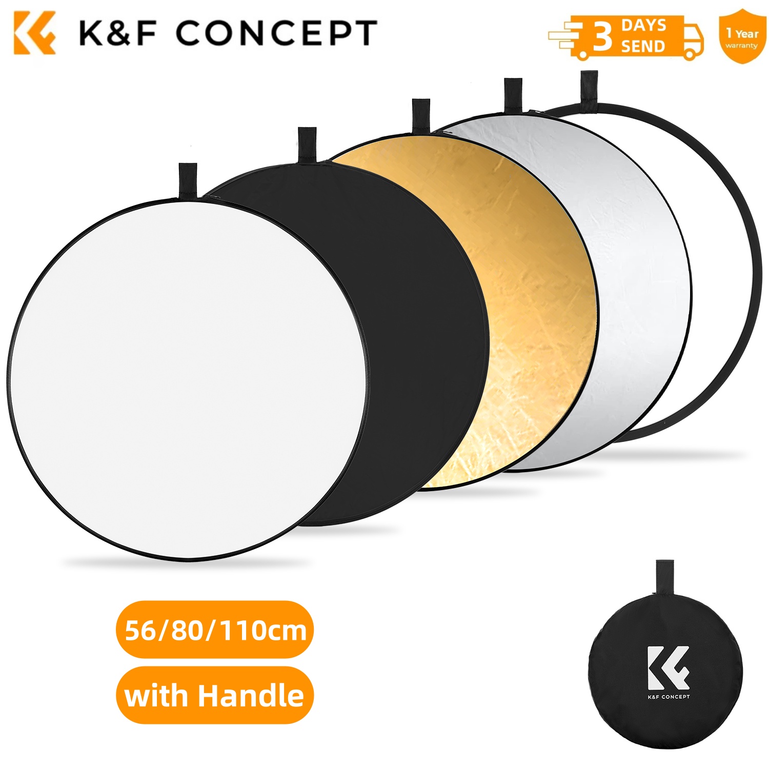 K&F CONCEPT 56/80/110 ซม. ชุดอ - Photography Lighting Tent บทวิจารณ์และราคา