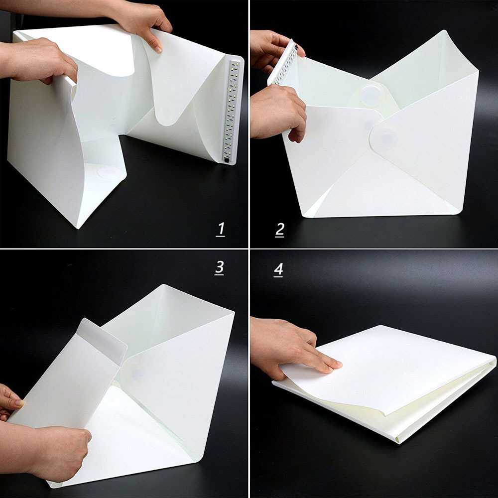 LED กล่องไฟถ่ายภาพสตูดิโอกล่อง - Photography Lighting Tent บทวิจารณ์และราคา