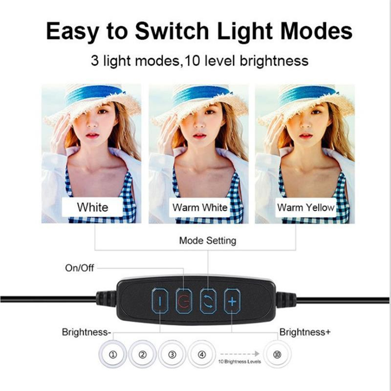 หรี่แสงได้ LED Ring Light Prof - Photography Lighting Lamp บทวิจารณ์และราคา
