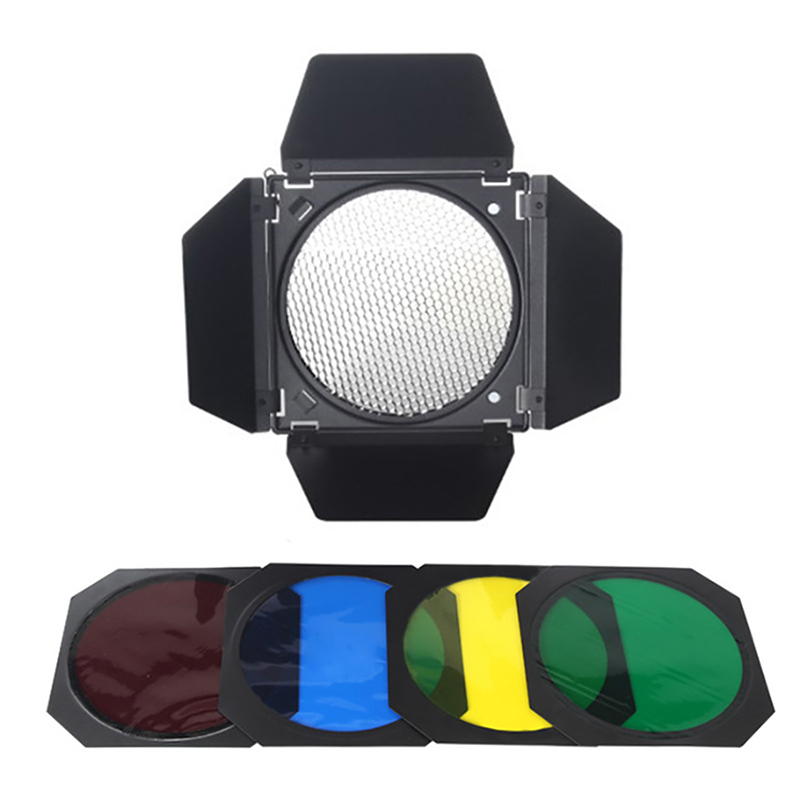 BD-04 Barn ประตู Barndoor มาตร - Honeycomb Grid Filter บทวิจารณ์และราคา
