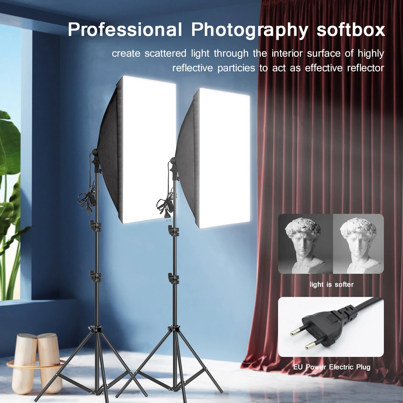 ชุดไฟสตูดิโอสำหรับถ่ายภาพแบบมื - Photography Lighting Continuous บทวิจารณ์และราคา