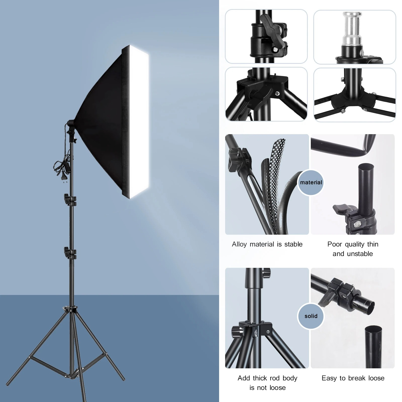 ชุดไฟสตูดิโอสำหรับถ่ายภาพแบบมื - Photography Lighting Continuous บทวิจารณ์และราคา