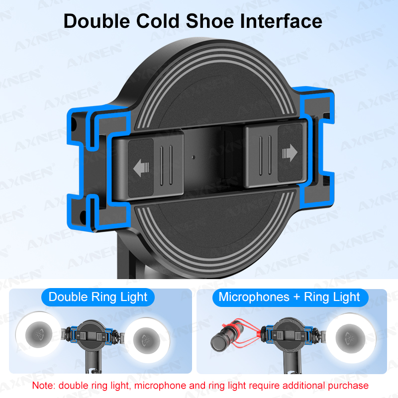 AXNEN C20 ไม้เซลฟี่แม่เหล็กแบบ - Photography Lighting Circle บทวิจารณ์และราคา