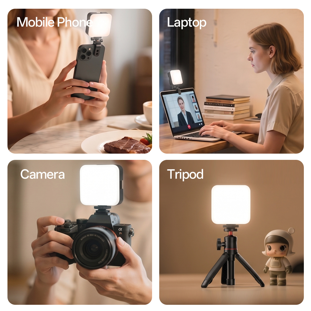 ไฟ LED พกพาขนาดเล็กแบบหนีบสำหร - Photography Lighting Lamp บทวิจารณ์และราคา