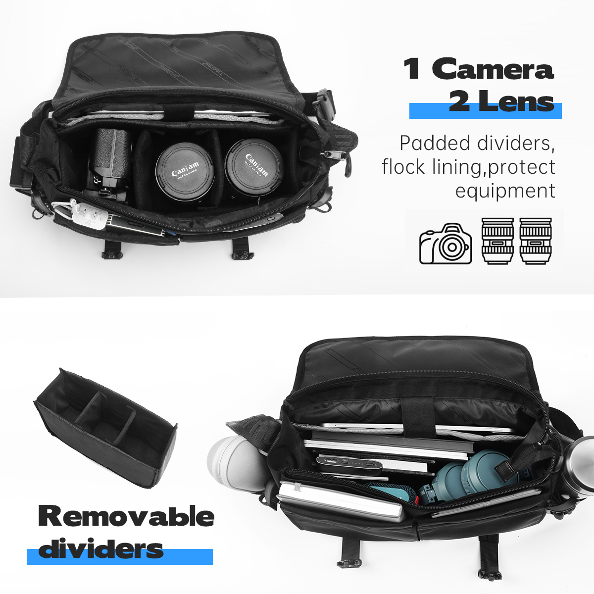 ไทเกอร์นูกระเป๋าสะพายไหล่ผู้ชา - Photography Lighting Equipment Bags บทวิจารณ์และราคา