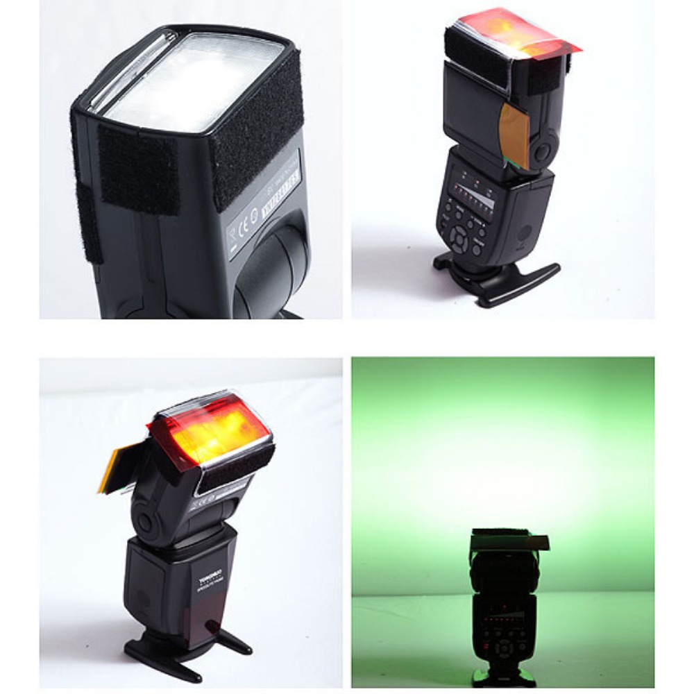 ชุดฟิลเตอร์เจลสำหรับแฟลชกล้อง  - Photography Lighting Flash บทวิจารณ์และราคา