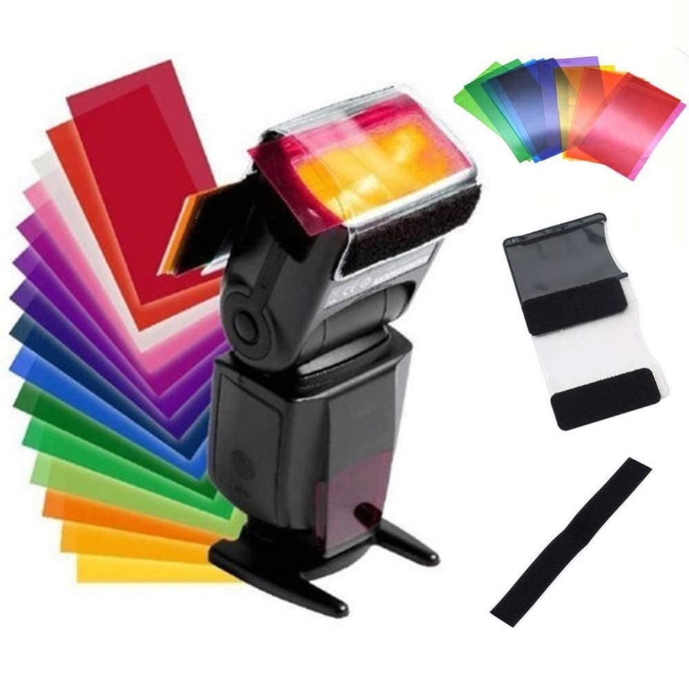 ชุดฟิลเตอร์เจลสำหรับแฟลชกล้อง  - Photography Lighting Flash บทวิจารณ์และราคา