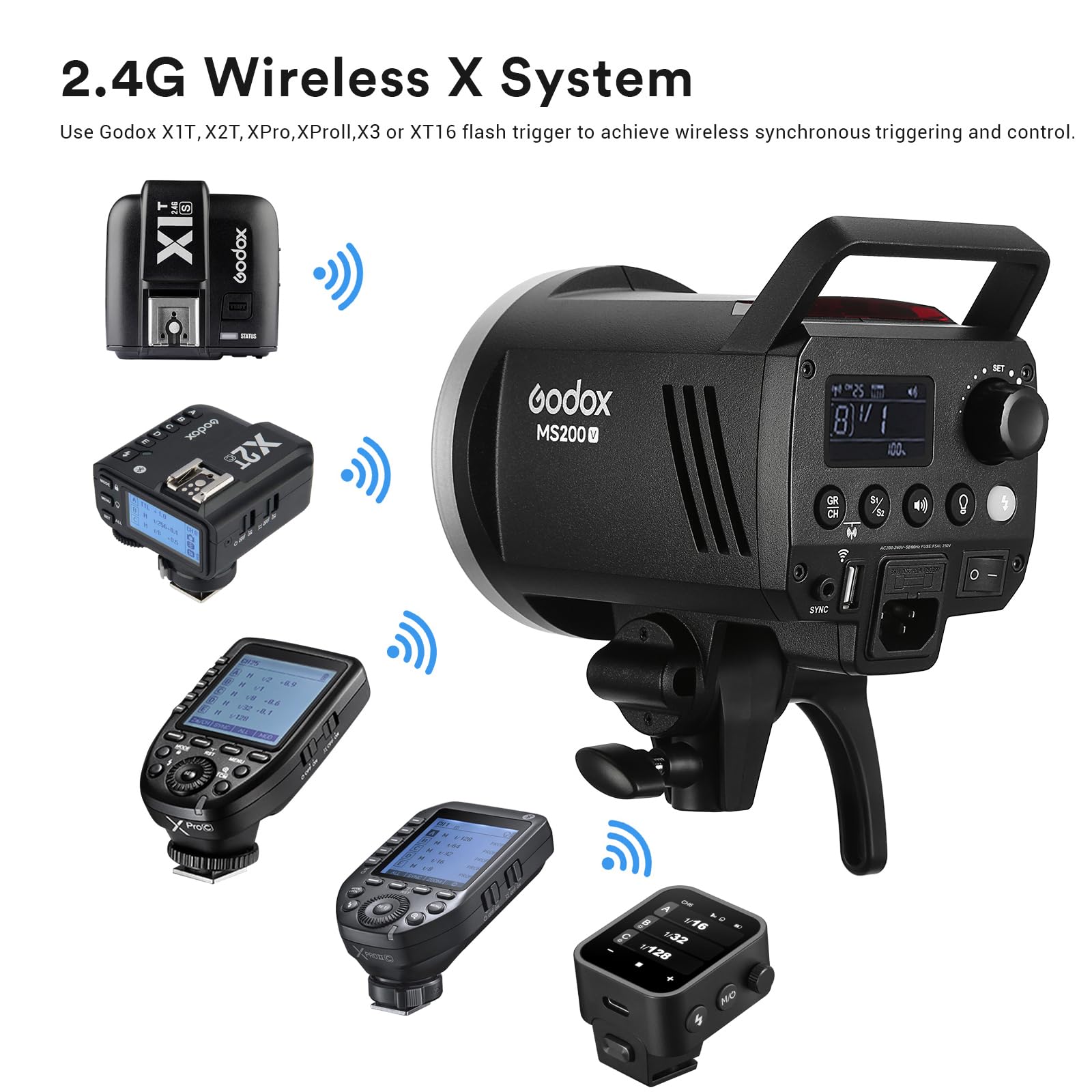 แฟลชสตูดิโอ Godox MS200V 200W  - Portrait Photography With Lighting บทวิจารณ์และราคา