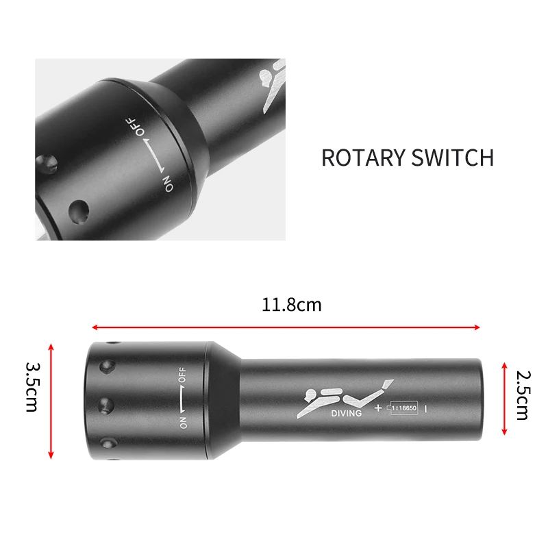 ไฟฉายดำน้ำ LED รุ่นใหม่ T6 ระย - Photography Of Lighting บทวิจารณ์และราคา
