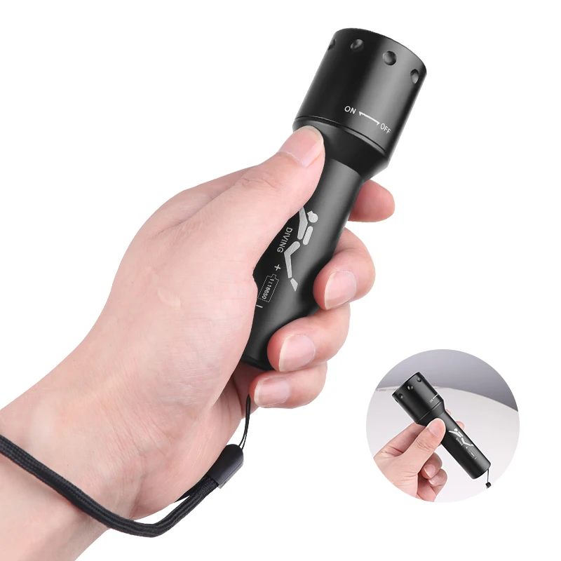ไฟฉายดำน้ำ LED รุ่นใหม่ T6 ระย - Photography Of Lighting บทวิจารณ์และราคา