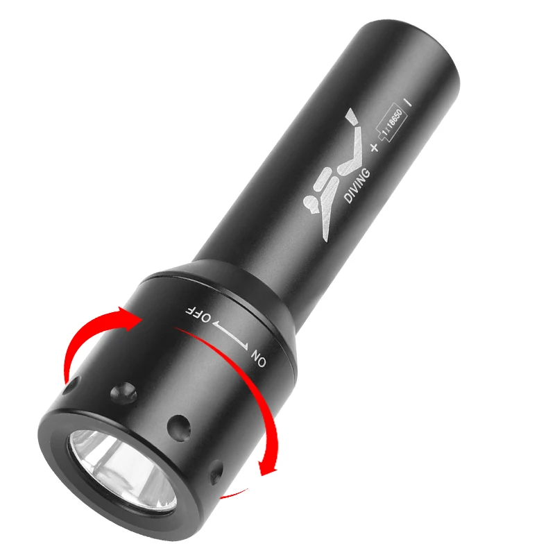 ไฟฉายดำน้ำ LED รุ่นใหม่ T6 ระย - Photography Of Lighting บทวิจารณ์และราคา