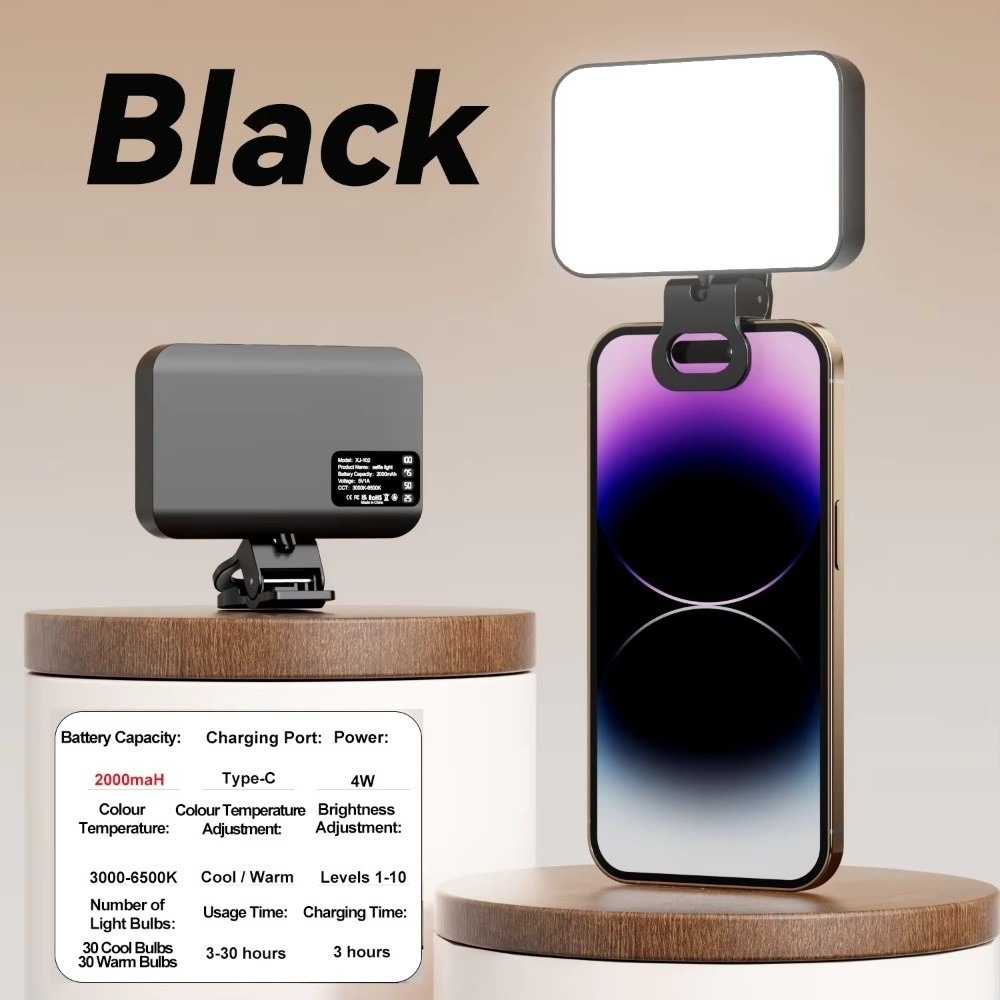 ไฟเซลฟี่ LED 800/1000mAh 3 โหม - Photography Lighting Flash บทวิจารณ์และราคา