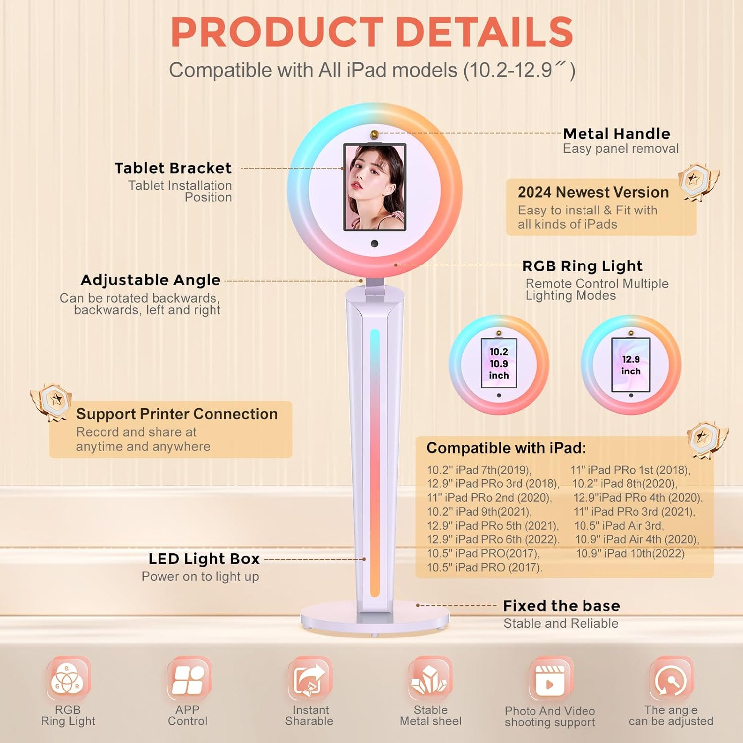 ตู้ถ่ายรูปพกพา iPad 3 แบบ สำหร - Photography Lighting Kit Rental บทวิจารณ์และราคา